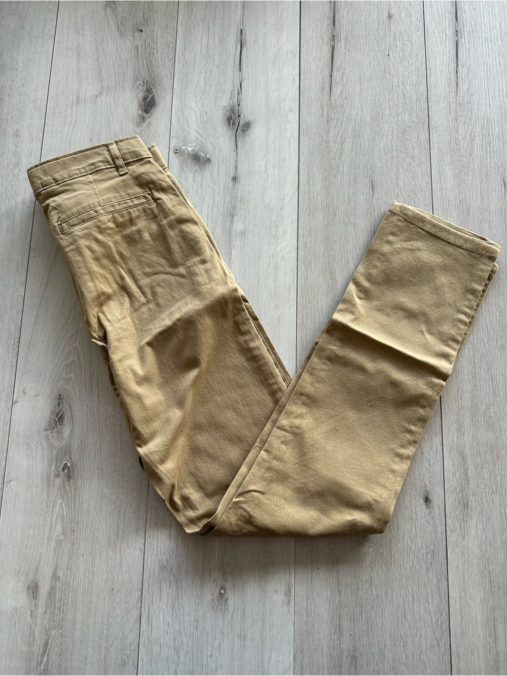 The Children's Place Boys Uniform Stretch Skinny Chino Pants Tan 14 Skinny NWT - Picture 8 of 10